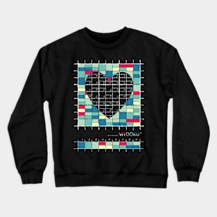 Mydoku_W007_H001_004_F: Sudoku, Sudoku coloring, logic, logic puzzle, holiday puzzle, fun, away from screen Crewneck Sweatshirt